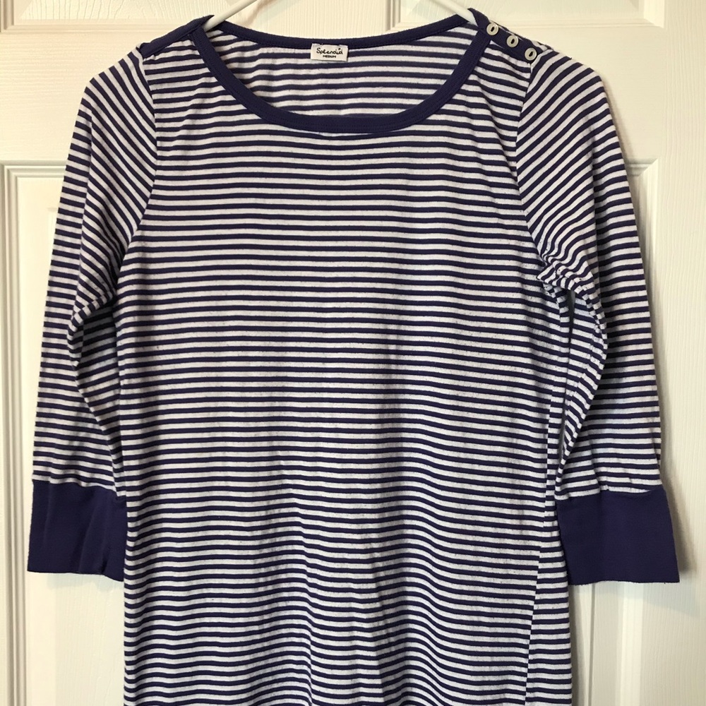 Splendid striped cotton top